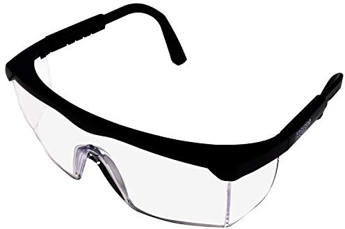 HQRP UV Protection Safety Goggles Glasses for Chipping, Grinding, Sanding, Polishing, Wood Metal cutting, Soldering, Machining, Woodworking