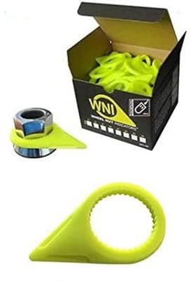 Bison Parts WNI27MM Wheel Nut Indicators 100-Pieces, 27 mm Size, Yellow