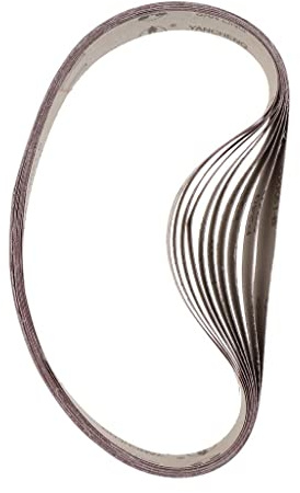 perfeclan Set di 10 Accessori per Levigatrici a Nastro, Ca. 25 X 762 Millimetri, 240 Grit