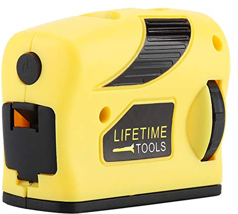 Acouto Laser Level Point + Line + Cross Four-in-One Yellow ABS Plastic Self-Leveling Laser Level