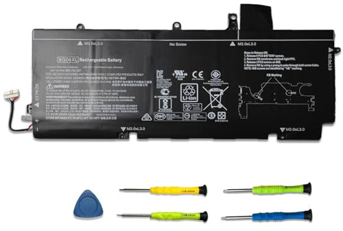 SUNNEAR BG06XL Laptop Akku Kompatibel mit HP EliteBook Folio 1040 G3 Series Notebook 804175-181 804175-1B1 804175-1C1 805096-001 805096-005 BG06045XL HSTNN-IB6Z HSTNN-Q999 C 11.4 V 45Wh 3780mAh