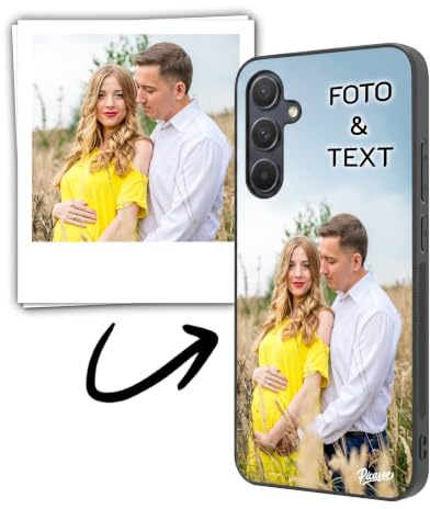 Picasee Personalisierte Handyhülle für Samsung Galaxy S21 FE 5G Hülle - Handyhülle selbst gestalten - stoßfeste Schutzhülle, Kameraschutz, Personalisierte Geschenke Foto oder Text