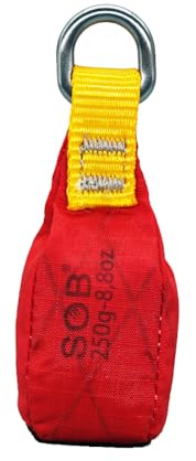 SOB Multi Scopo Gettare Borsa Throw Bag Peso di tiro per Arboricoltore Borsa da Lancio Multiplo Speleologia su Roccia