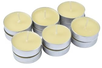 Homéa, Set de 12 Bougies Chauffe-Plat Essentiel Parfum Vanille