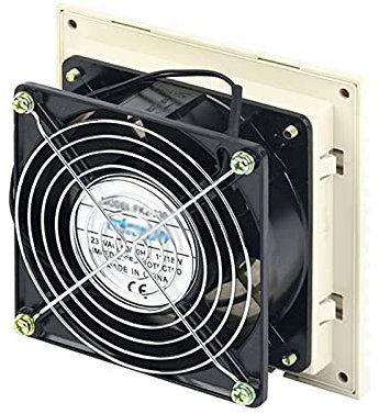 Extractor de baño Gabinete de escape cuadrado Gabinete de ventilación Conjunto de filtro de ventilación Persineras Filtro de ventilador de rejilla de ventilador Filtro de ventilador de escape con vent
