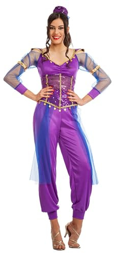 Boland - Costume princesse arabe, 3 pièces, costume de carnaval pour fête à thème, Halloween ou carnaval, danseuse du ventre