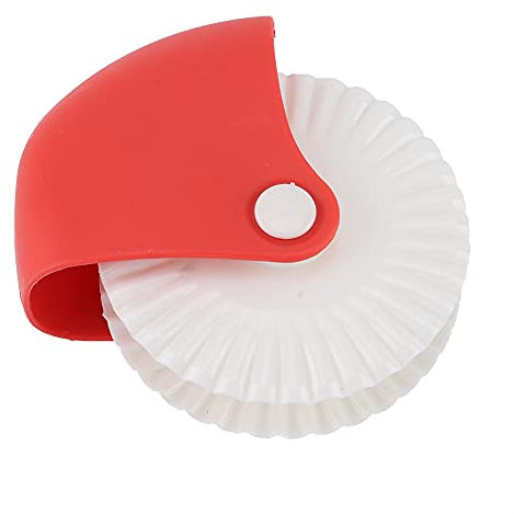 Sunicon Coupe-treillis manuel pour pâtes, coupe-pâte, outil de cuisson, rouleaux en plastique de cuisine, rouleau de coupe, coupe-bordure de pâte, coupe-pizza, coupe-fil à gâteau, décoration