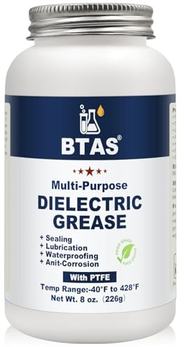 BTAS Graisse Diélectrique pour Connecteurs Électriques, Bougies d'Allumage Automobiles, Graisse de Silicone, Bornes de Batterie 226g