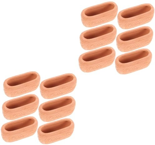 FUNOMOCYA 12stücke Mini-tontöpfe Aus Keramik Tragbare Blumentöpfe Für Pflanzen Sukkulenten Und Setzlinge Für Garten Und Balkon Vintage Stil