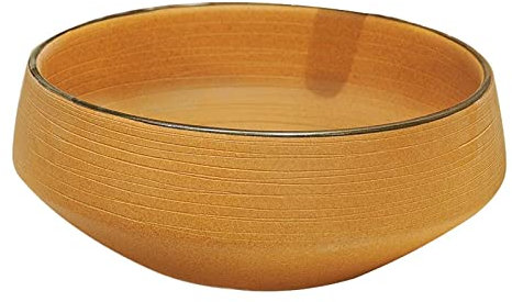 NSTVVEE Vasque à Poser Vasque à Poser Ronde en céramique pour Salle de Bain Vasque à Poser sur Plan de Travail Vasque à Poser en Porcelaine Vasque à Poser Artistique