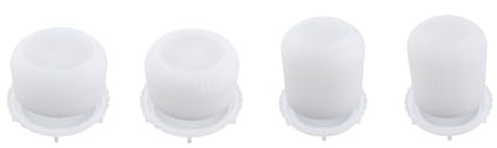 WEAXIO 4pcs Kerzenglas Silikonform mit Deckel, Cup Form Epoxidharz Kerzenhalter Organizer Form Kerzenglas-Formen für DIY Kerzen Deko Vase,DIY Handwerk Home Dekor