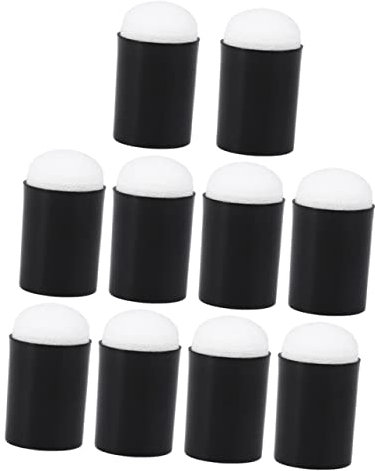 DIYEAH 20 Stücke Schwamm Graffiti Stamper Doodle Schwamm Fingerhülsen Für Kinder (schwarz)