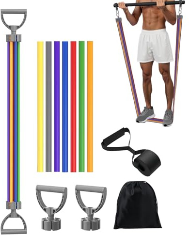 Bandes De Résistance Fitness - Sangle de Porte pour Exercices avec Bandes Élastiques - Tension Musculation Multifonction Portable Maison