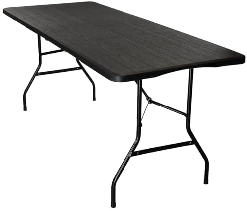 WERKSTAR Buffettisch Kampingtisch Partytisch Banketttisch Klapptisch Gartentisch für Garten Terrasse Balkon für 6-8 Personen 70x180cm