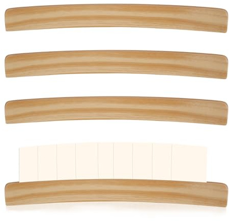4 stycken spelkortshållare i trä ett lager korthållare, spelkort, 33 cm böjt kortställ, multifunktionellt spelkortstativ för barn, vuxna, seniorer, möten och fester