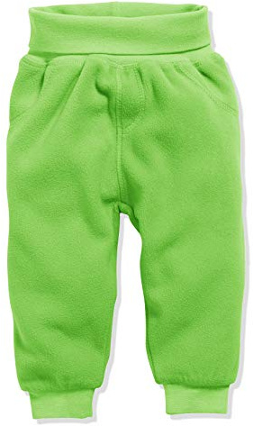 Playshoes Apparel fleecepumpbyxor babybyxor, Grön, 86