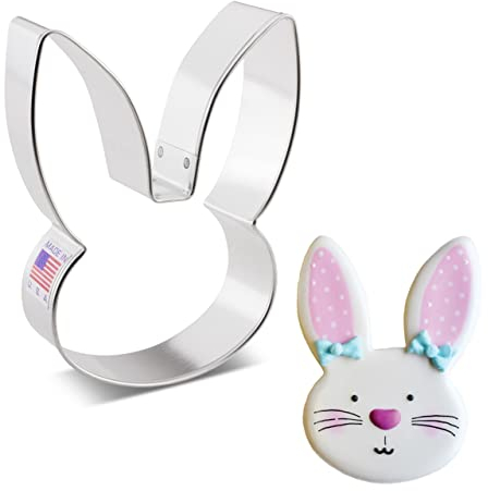 Bunny Face Cookie Cutter by Flour Box Bakery 10.8 cm, Made by Ann Clark