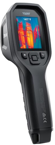 FLIR TG297 Wärmebildkamera mit Bullseye-Laser: Industrielle Infrarotkamera für Hochtemperaturanwendungen
