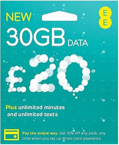 EE Carte SIM UK PrePAID PAYG