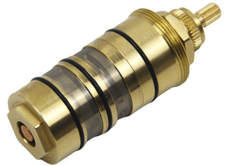 MHGG 130156 Thermostat-Wasserventil, Metallisch, Kompatibel mit Moen Duscharmatur-Kartuschen, Sanitär-Ersatzteilen für Duscharmaturen
