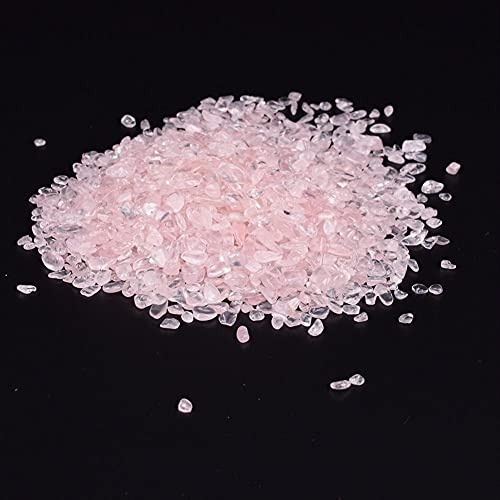 BIANMTSW 100 g de Gravier de Cristal de Quartz Rose Naturel dégringolé en Vrac Pierre décoration Artisanat Collections de la Maison