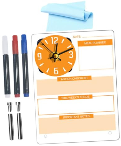 HAWILLOSCH Acryl-whiteboard Diy-löschtafel Whiteboard Für Schreibtisch Beschreibbare Memotafel Dekorative Planertafel Memotafel Löschbare Notiztafel