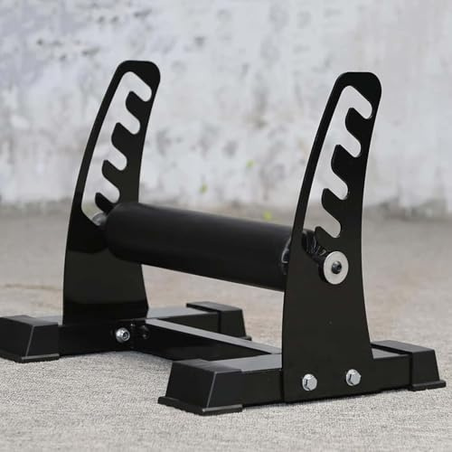 Soporte de sentadillas dividido ajustable para entrenamiento de fuerza de la parte inferior del cuerpo, rodillo resistente de una sola pierna con ajuste de altura de 5 niveles, equipo profesional de