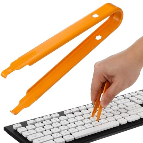 LAPYAPPE Extractor de Teclas Removedor de Tapas para Teclado Mecánico, Herramienta Portátil de Acero Inoxidable 304 Compatible Teclados Enchufables, Accesorio Práctico para Limpieza