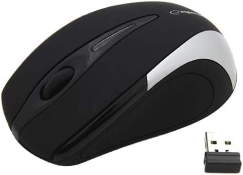 Esperanza EM101S Silver Radio Transfer, PC Mouse, PC/Mac, 2 Ways
