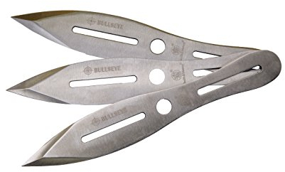 Smith & Wesson Herren Messer Wurfmesser-Set BULLSEYE - ab 18 Jahre, silber, 25, 3cm, 106626