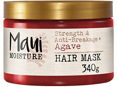 Maui Moisture Vegan Agave Aloe Vera Deep Conditioner Hair Mask for Damaged Hair and for Chemically Treated Hair 340 ml