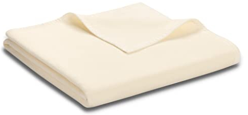 biederlack® flauschig-weiche Kuscheldecke aus Baumwolle und Polyacryl I Made in Germany I Öko-Tex I nachhaltig produzierte Sofadecke I einfarbige Wohndecke Cotton Uni - Natur I Decke in 150x200 cm