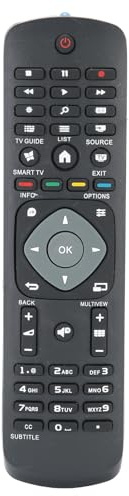 Universal Remote Control, Universal Controller Replacement för Philips LCD LED Smart TV