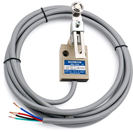 Baomain Limit Switch BM-3108 (TZ-3108) Adjustable Roller Plunger Momentary NO+NC IP67 Waterproof