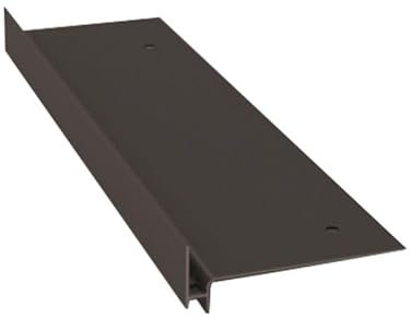 Renoplast® SW Perfil de Escalón de Aluminio para Suelos Ventilados | 200cm Grafito | Perfil de borde de escalón | Perfil de ángulo de escalera | Perfil de ángulo combinado de baldosas