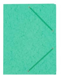 BIGO Pressspanmappen A4, 10er-Pack, aus 330 g/m² Presskarton, Grün | Dokumentenmappe mit Gummiband, Stabile Mappe für Büro, Schule & Archivierung