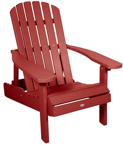 Bahia Verde Cape Adirondack-Stuhl, zusammenklappbar, Standard, Rot