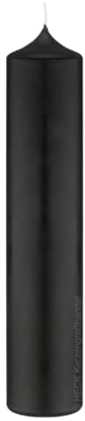 Kopschitz Kerzen Altarkerze Schwarz 300 x Ø 60 mm, 1 Stück
