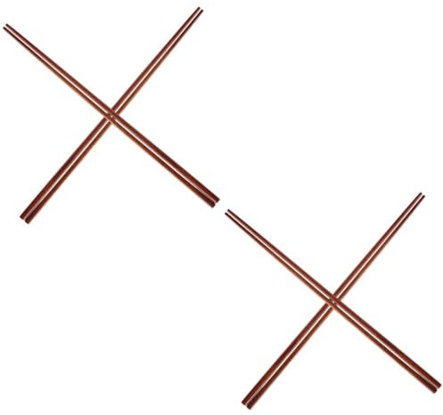 ABOOFAN 4paires Baguettes Longues Anti-dérapantes Pour Cuisine De Baguettes Réutilisables Pour Hot Pot Et Friture Ustensiles De Cuisine Et