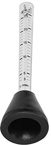 Gasflödesmätare, ABS-material, 0-25L, Dual Scale, Reglermätare, Argon, Koldioxid, med två Gasdetektionsvågar, för Mig Tig-svetsning