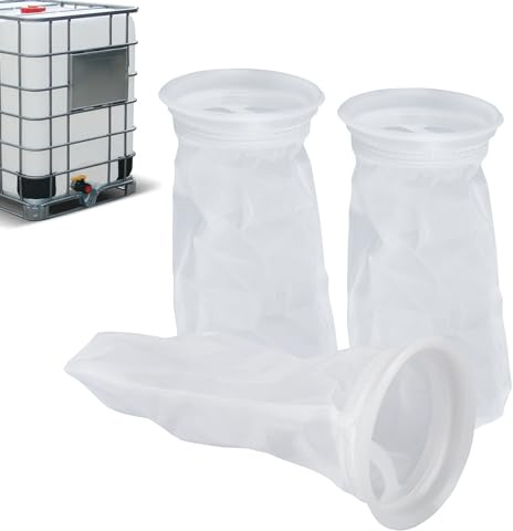 Fizdoqg 3 Stück IBC Filter Deckelfilter IBC Deckelfilter Regenwasserfilter | IBC Tank Filter Container IBC Ersatzfilter Nylon Filter für Filterset Regenwassertank Regentonnen