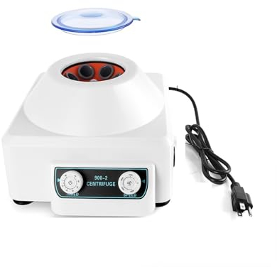 Centrifugeuse de paillasse de laboratoire Centrifugeuse De Sang Électrique Laboratoire Prp 4000 Tr/min Machine À Centrifuger À Plasma 15ML * 6 Tube À Centrifuger Faible bruit(900-2)