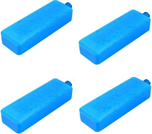 Paquete de 4 acumuladores de frío pequeños de 350 ml, Paquete de refrigeración para Reutilizable para Bolsa isotérmica, fiambreras, Bolsas de refrigeración, Bolsas de refrigeración, Cajas de