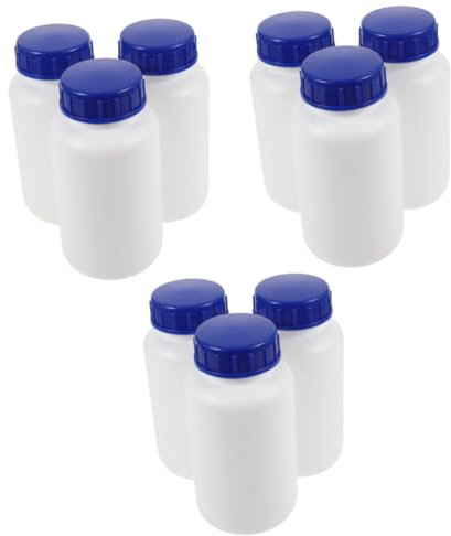 JECOMPRIS 9stücke Reagenzflasche Chemische Behälter Mit Dicker Für Laborproben Aufbewahrung Von Chemikalien Und Reagenzien