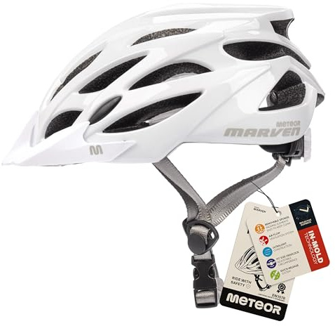 Casco Bici per Giovani e Adulti - Donna e Uomo - Caschi Perfetto per Downhill Enduro MTB - Helmet per Tutte Le Forme di attività in Bicicletta - Marven