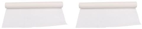 Rollo de 2 Rollos de Papel de Calco, Papel de Calco de 18 Pulgadas y 44 Cm de Ancho, Papel de Calco para Bocetos de Alta Transparencia, Papel de Patrón de Absorción de Tinta Blanca