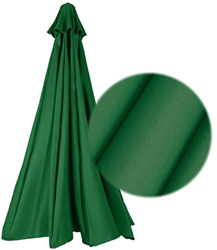 Tettoia di ricambio per gazebo a 6 costole, protezione UV, copertura impermeabile, per esterni, patio, ombrellone, adatto per modelli di gazebo da 300 cm, 2,7 m