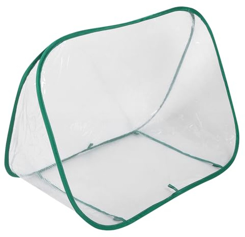 ifundom Mini Gewächshaus Faltbar PVC Wetterfestes Pflanzenschutz Zelt für Outdoor Pflanzen Einfach Aufstellbares Mini Gartenhaus zur Pflanzenaufzucht und Schutz vor Sonne Regen Wind