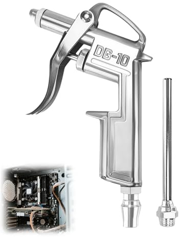 AHRLIC Air Blow Gun - High-Pressure Pneumatic Air Tools with 1/4 NPT & BSP Connectors for Air Compressor Accessories, Pistol-Grip Design for Efficient Air Blowing