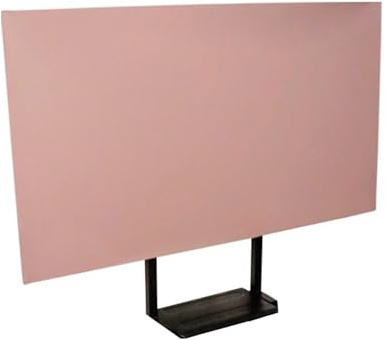 Staubschutz für Monitor, staubdicht, LCD-Bildschirm-Abdeckungen für PC, Desktop und TV, antistatische Computer-Display-Schutzhülle für Heimbüro (24-29 Zoll, Rosa-Grau)